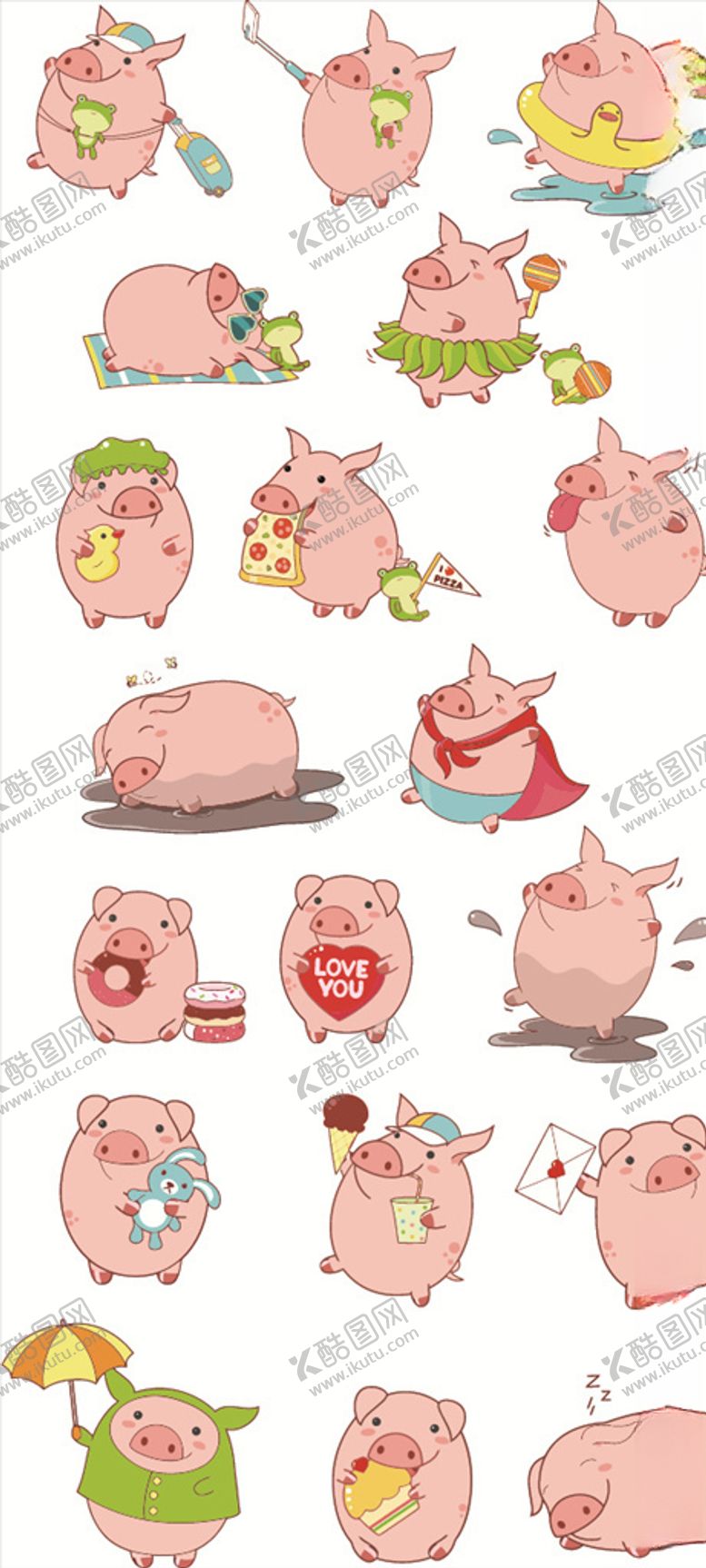 编号：34433007071702353885【酷图网】源文件下载-可爱猪