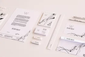 名片样机办公用品贴图贴图办公用品VI