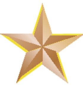金色五角星