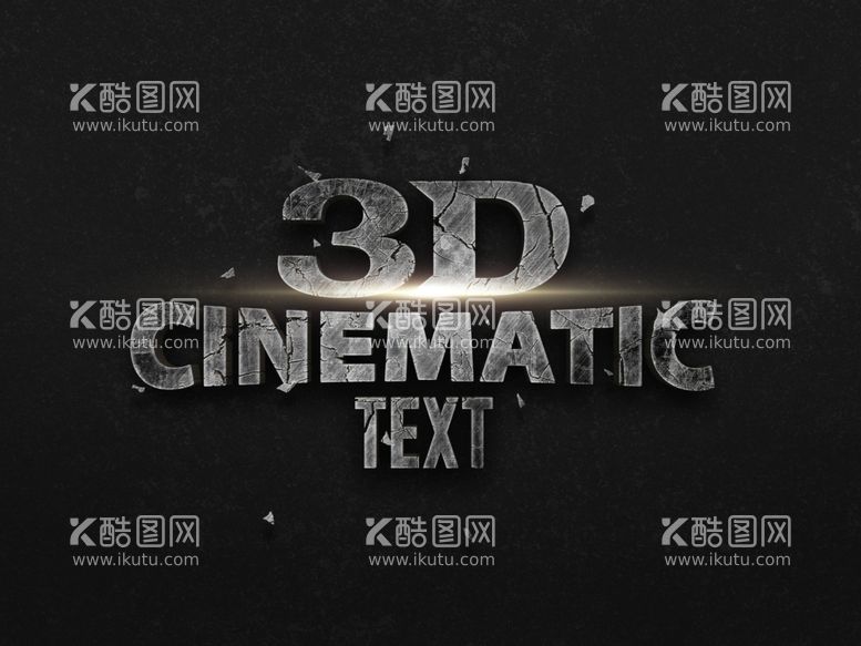 编号：12253312160725065403【酷图网】源文件下载-3D字体特效