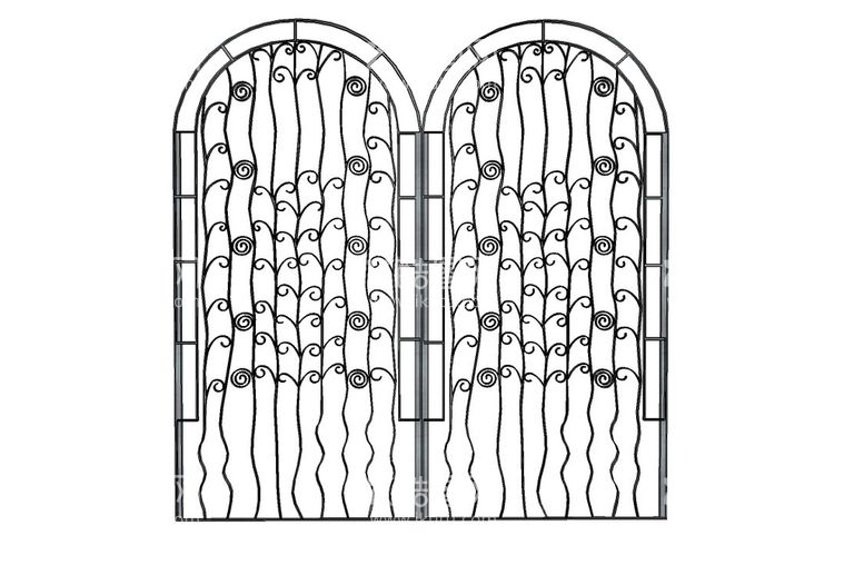 编号：17695412231011149818【酷图网】源文件下载-铁艺大门模型