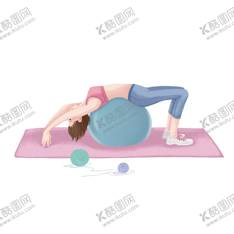 编号：78592306241049432379【酷图网】源文件下载-卡通健身
