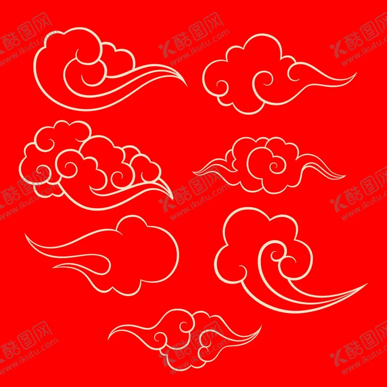编号：63504901261104553084【酷图网】源文件下载-祥云图案