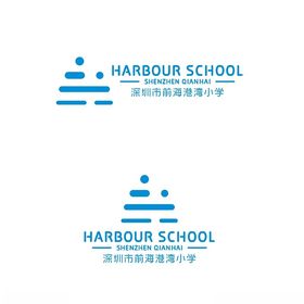 深圳市前海港湾小学矢量标志