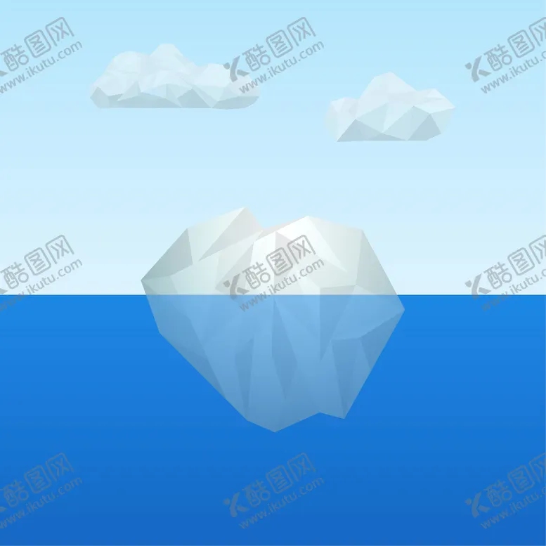 编号：96215309170524137609【酷图网】源文件下载-冰山 