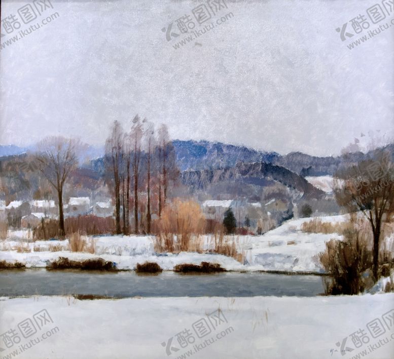 编号：32701707050401598962【酷图网】源文件下载-雪景油画