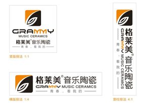 格莱美音乐陶瓷logo标志