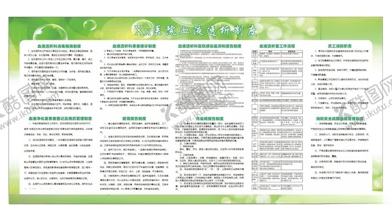 编号：92868706232317278950【酷图网】源文件下载-血液透析室管理制度