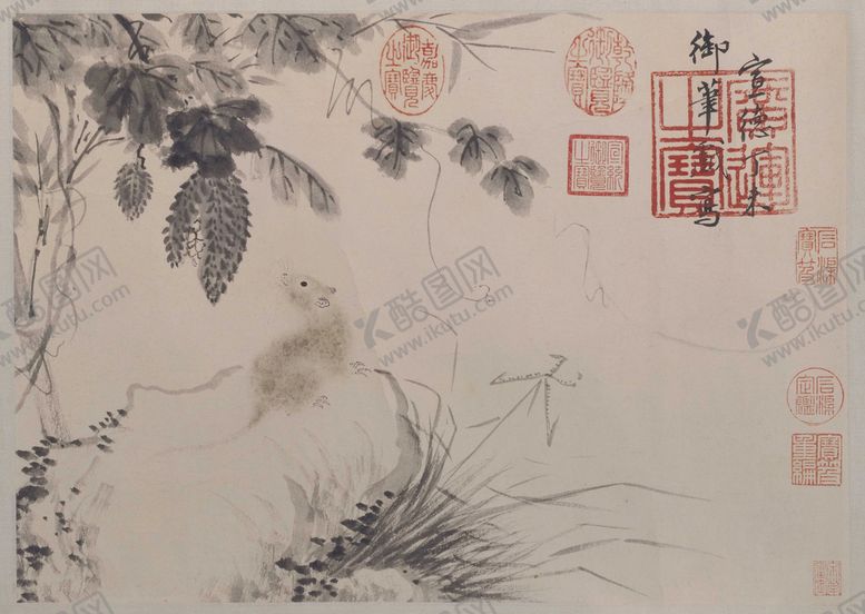 编号：43032610190120457645【酷图网】源文件下载- 工笔画  