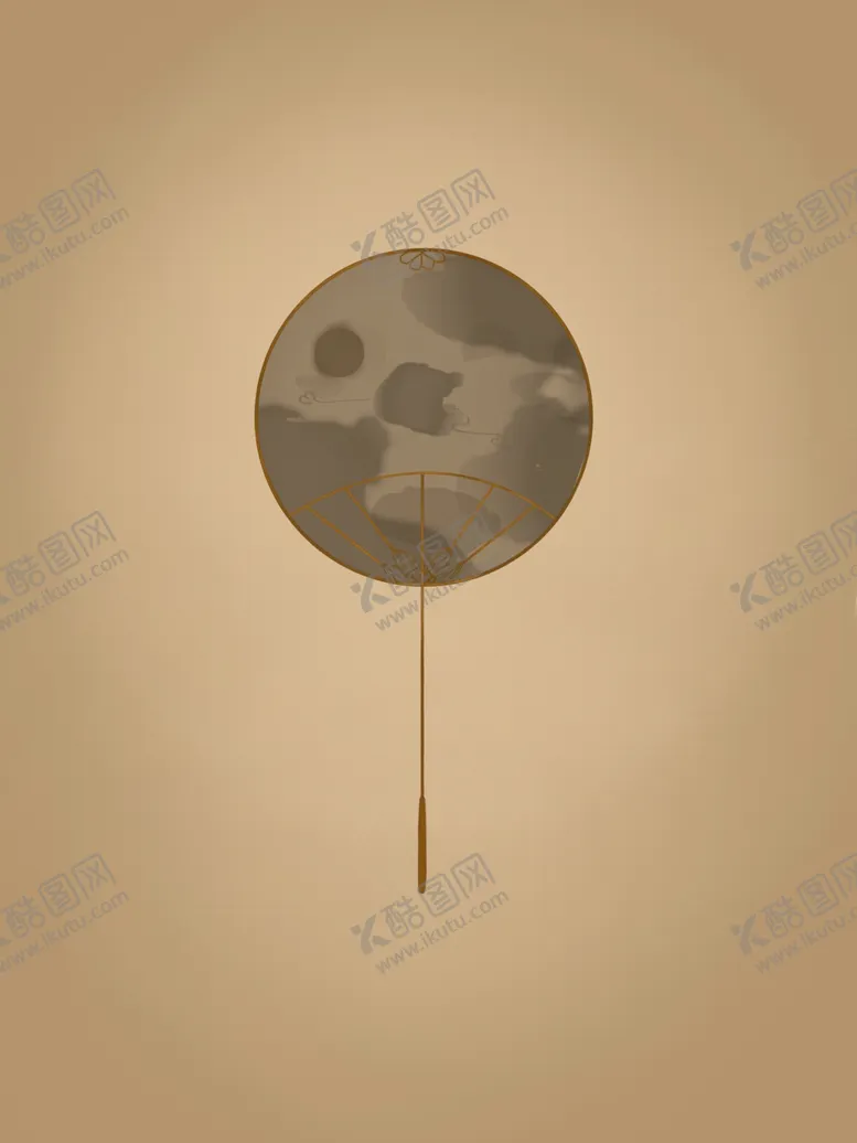 编号：87584504061332117586【酷图网】源文件下载-水墨风古典团扇