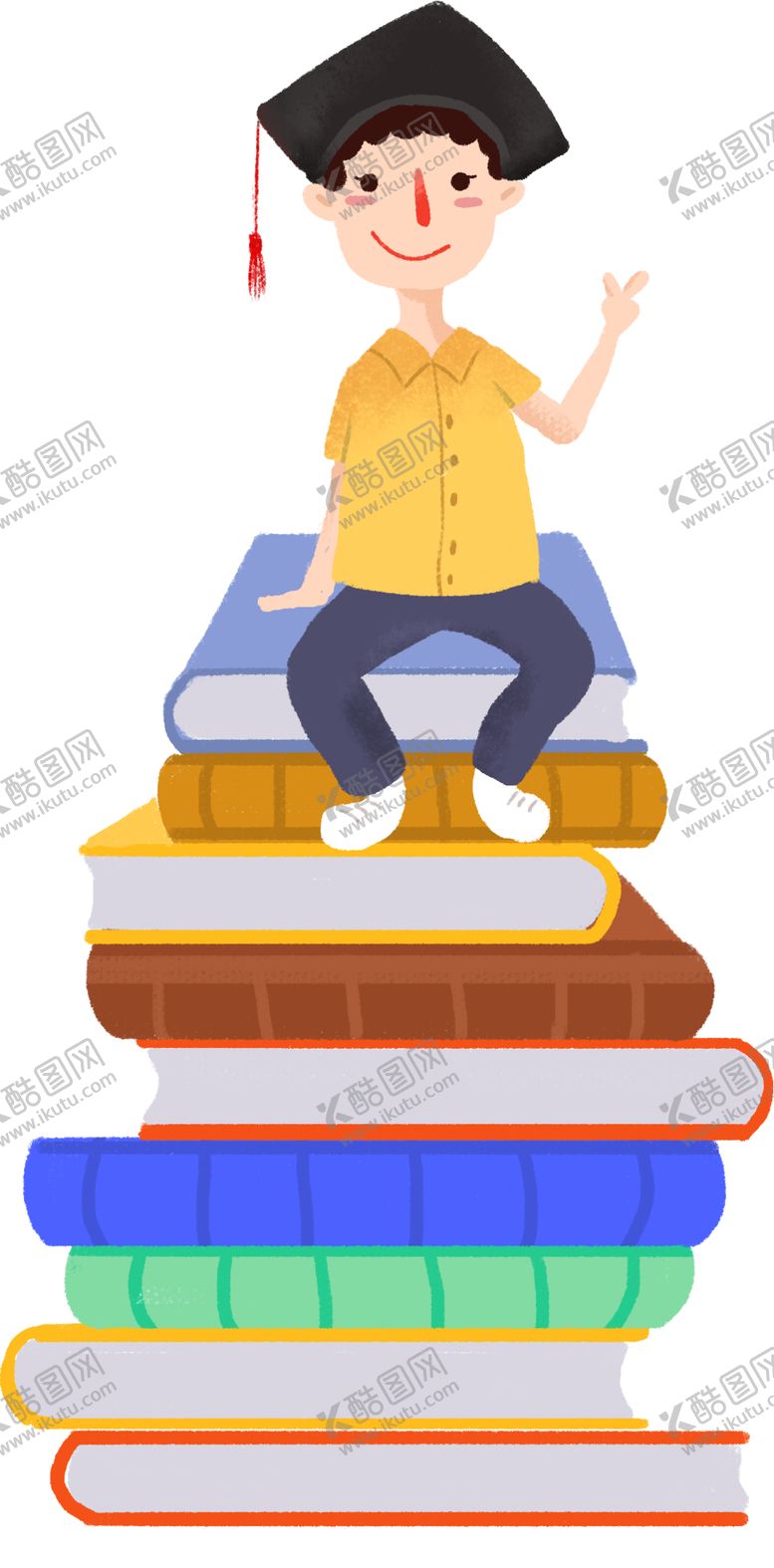 编号：63787304211857195581【酷图网】源文件下载-卡通书本