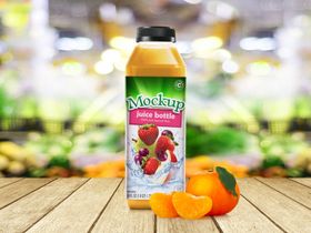 果汁饮料瓶包装效果样机