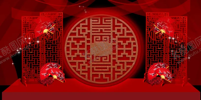 编号：64239507010742199265【酷图网】源文件下载-中式婚礼