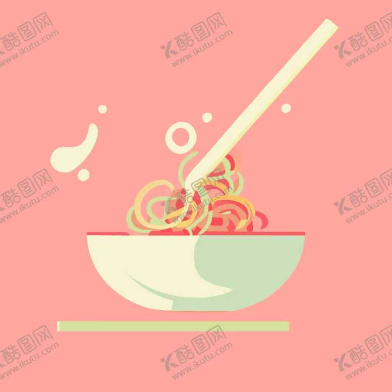 编号：82319312131909507315【酷图网】源文件下载-拉面素材插画