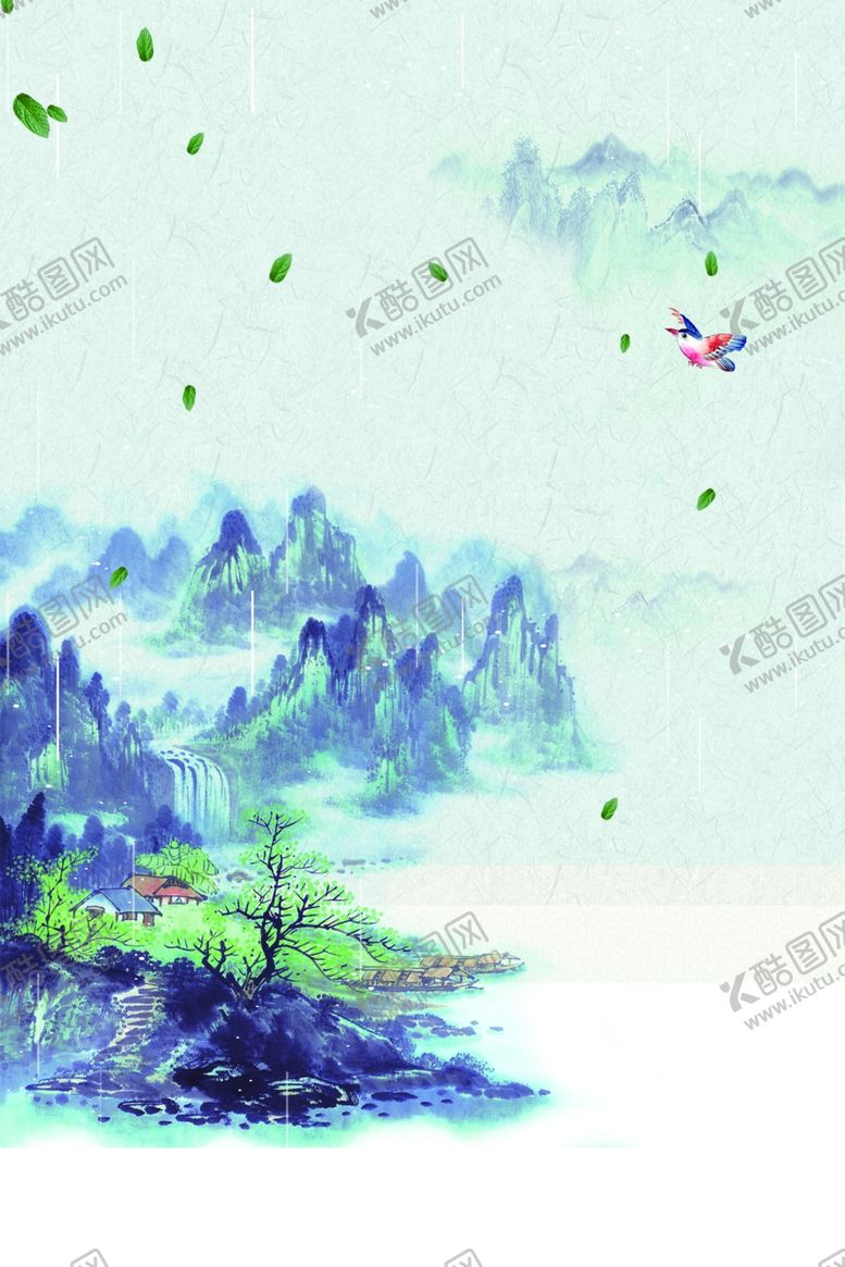 编号：96182910051426182816【酷图网】源文件下载-水墨花