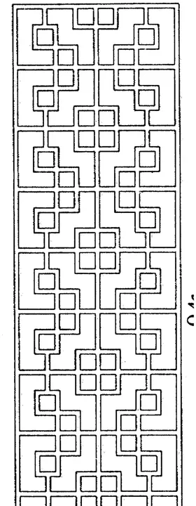 镂空花图案