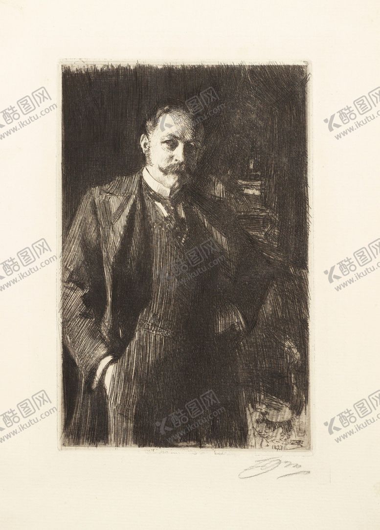 编号：82357609200213056655【酷图网】源文件下载-人物形象素描绘画