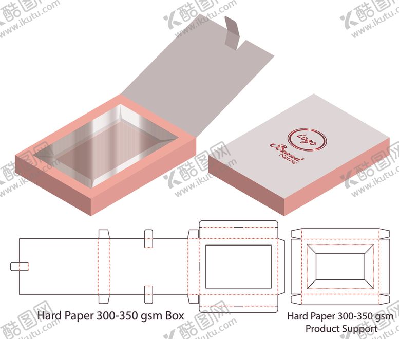 编号：60939510290152255181【酷图网】源文件下载-纸质包装盒刀模设计图