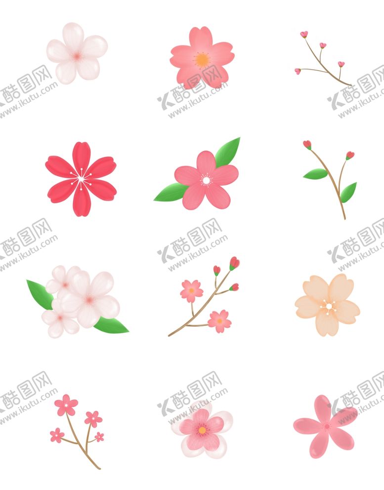 编号：18008009200327348590【酷图网】源文件下载-小红花