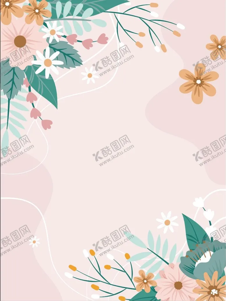 编号：96274510020509598950【酷图网】源文件下载-花朵背景1.ai