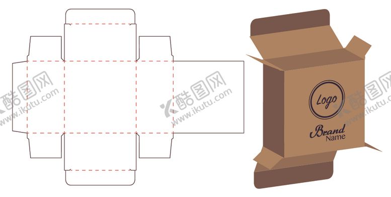 编号：82782310130901248820【酷图网】源文件下载-纸质包装盒刀模设计图