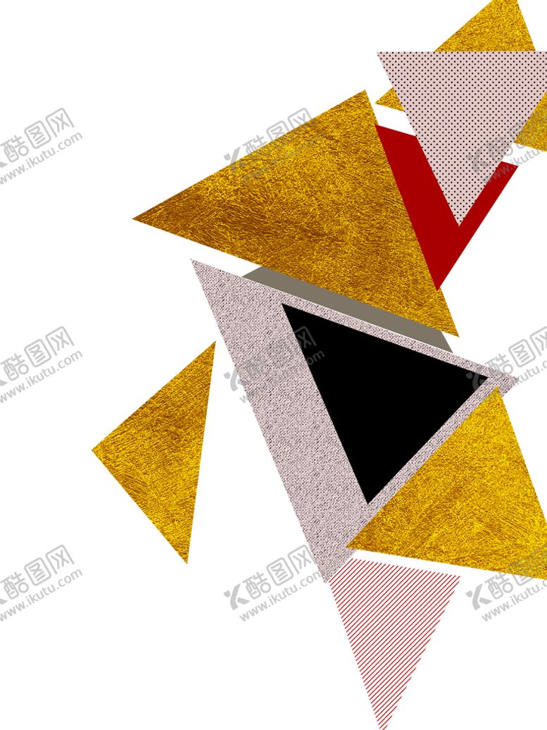 编号：60813510081647117126【酷图网】源文件下载-抽象几何装饰画