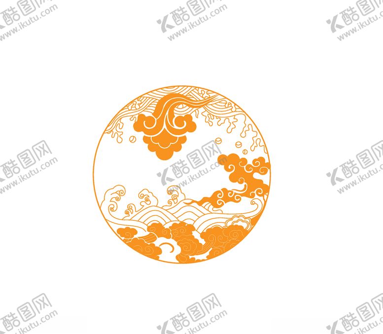 编号：91546204171032206552【酷图网】源文件下载-古典云纹水波
