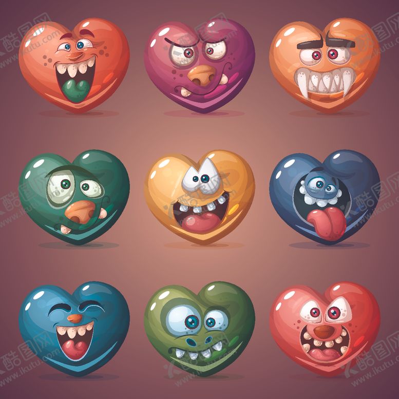 编号：32478210310558024696【酷图网】源文件下载-卡通小怪物