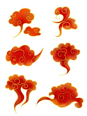 中国传统云纹设计素材