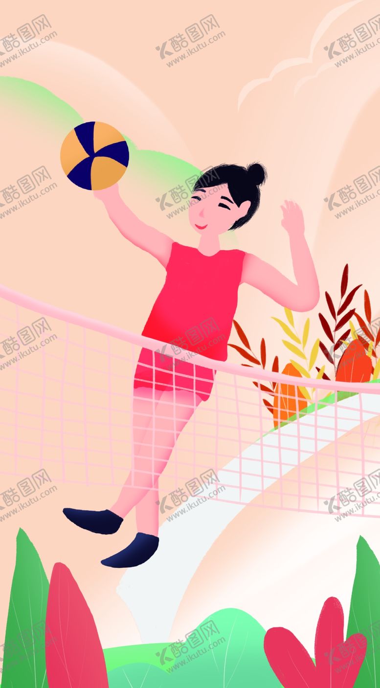 编号：93078110181837359774【酷图网】源文件下载-排球
