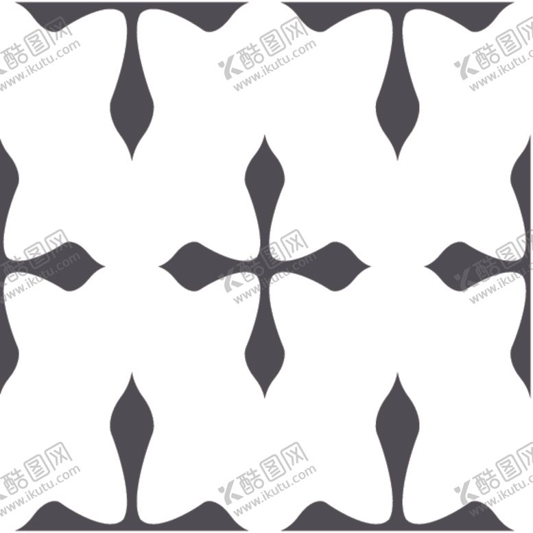 编号：26144609300313208735【酷图网】源文件下载-黑白简约花纹图案设计