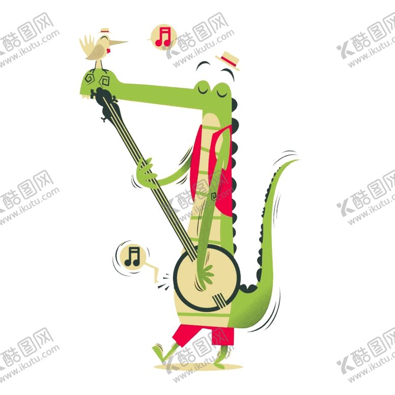 编号：84680309250005498400【酷图网】源文件下载-卡通鳄鱼