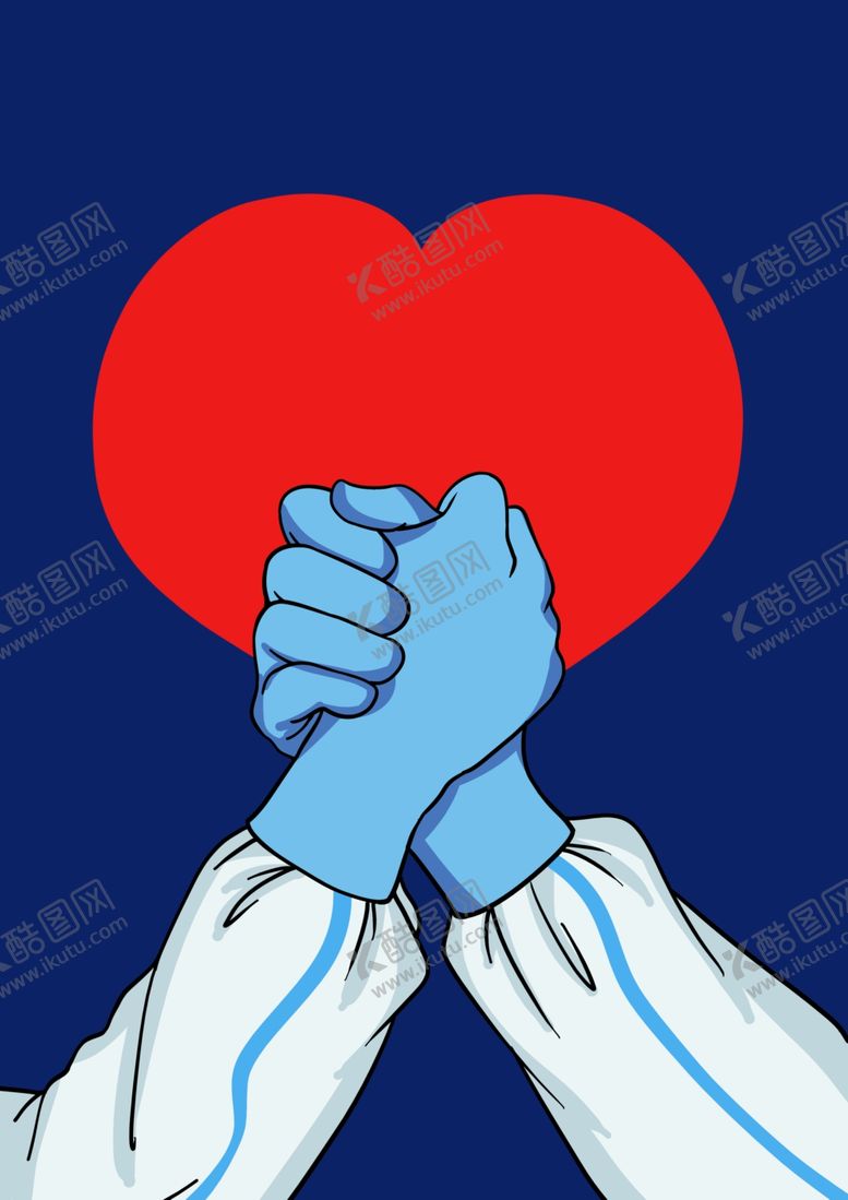 编号：51461010080647244570【酷图网】源文件下载-爱心手绘红色医生