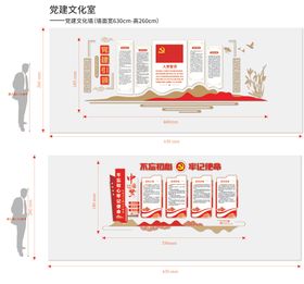 红色党建文化墙
