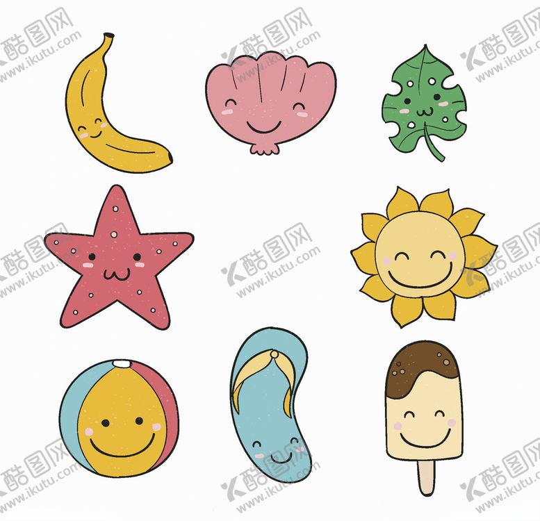 编号：56834005150027407870【酷图网】源文件下载-夏日元素