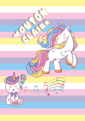 梦幻独角兽与可爱小兔