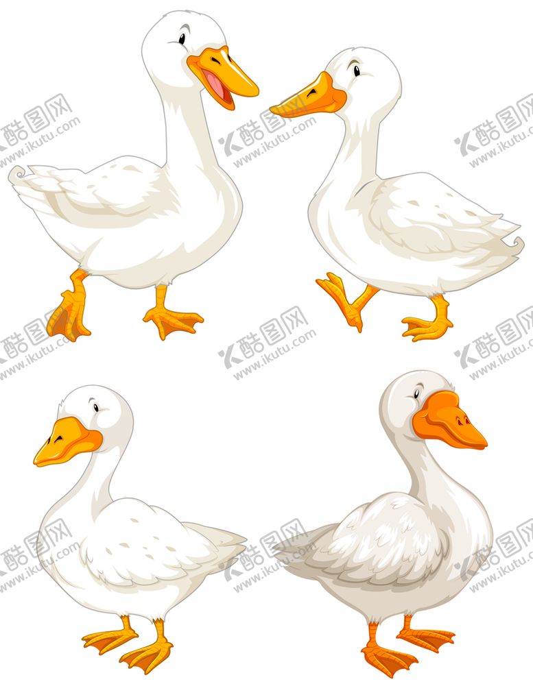编号：08129509280157579342【酷图网】源文件下载-卡通鸭  