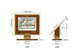 总平图标识牌