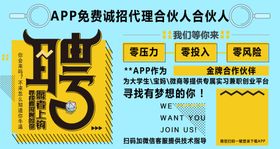 海报二维码招聘合伙人