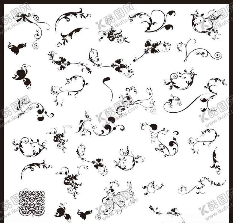 编号：16442110191448586590【酷图网】源文件下载-时尚花纹艺术花纹植物花纹