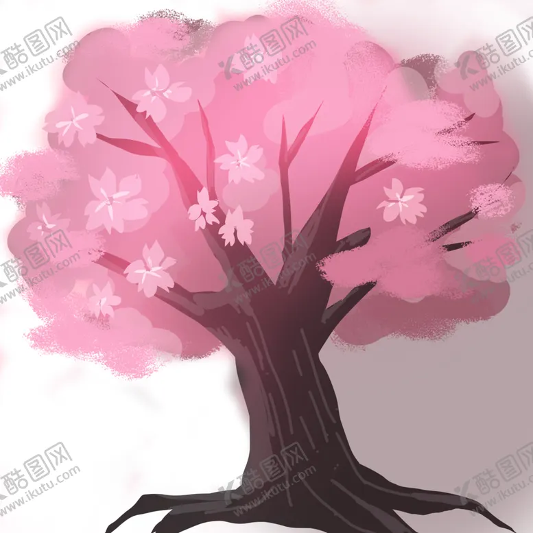 编号：22921004280426097338【酷图网】源文件下载-手绘樱花
