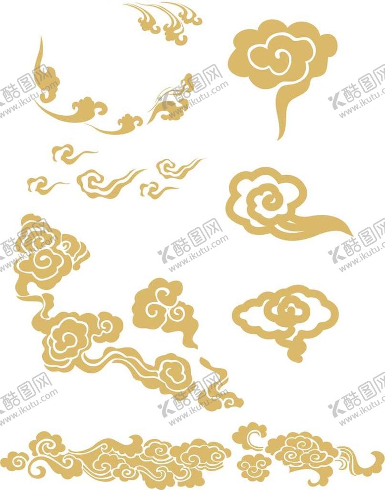 编号：87023909202218337819【酷图网】源文件下载-云纹祥云