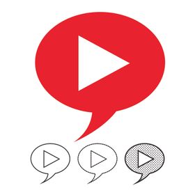 图标线条闹钟纸飞机