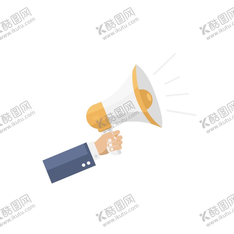 编号：36851407122017039966【酷图网】源文件下载-扬声器呼喊卡通夸张喇叭