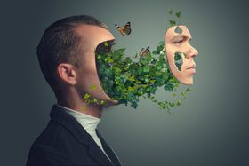 破碎的脸创意合成