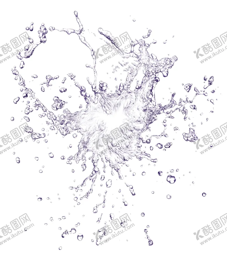 编号：44209002201315474503【酷图网】源文件下载-水花特效免扣元素
