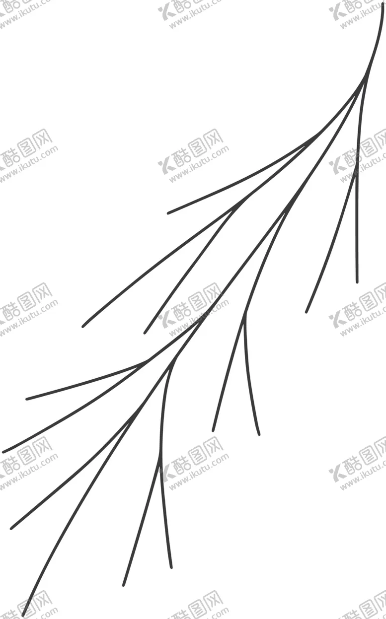 编号：14493303120717144250【酷图网】源文件下载-手绘树枝