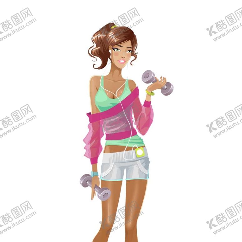 编号：65901809291654541235【酷图网】源文件下载-健身女人