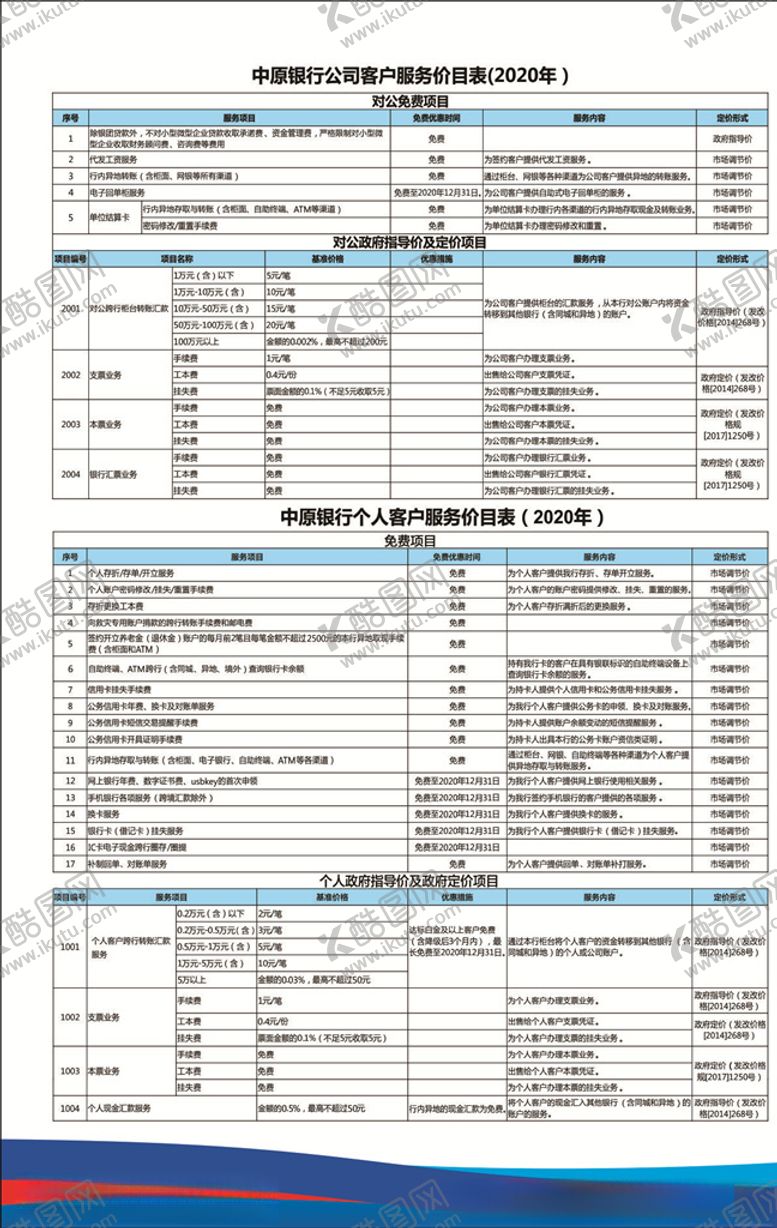 编号：99534009210427284540【酷图网】源文件下载-服务价目表
