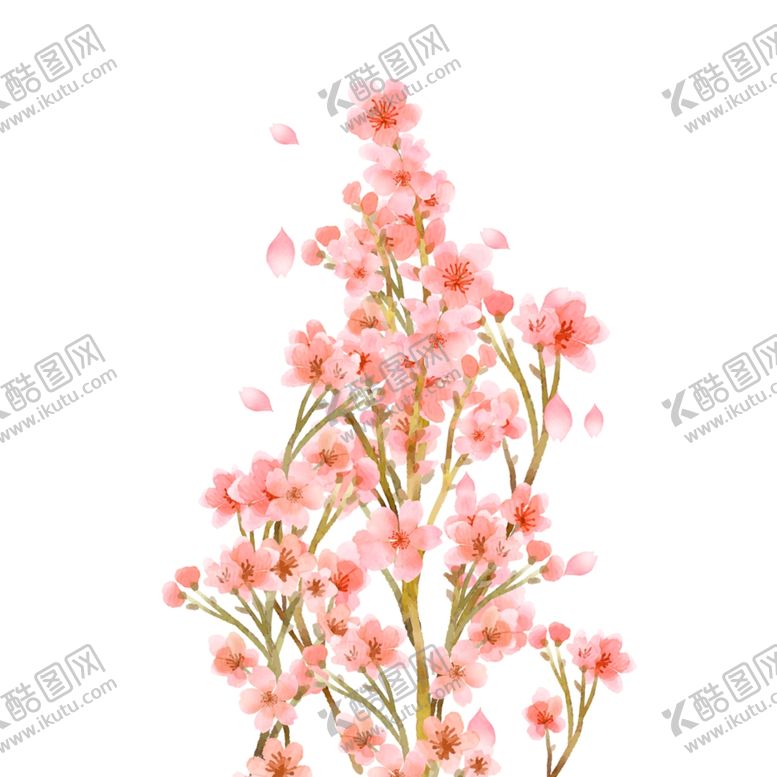 编号：61023712152312562065【酷图网】源文件下载-梅花植物元素
